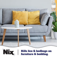 Nix spray sobre tela seca sin manchas, protección visible