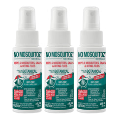 No Mosquitoz envase frontal mostrando la marca y protección botánica