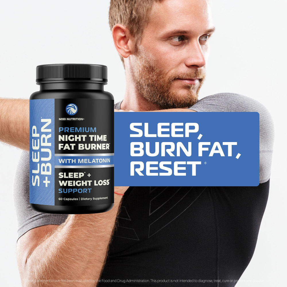 Nobi Nutrition escena de estilo de vida con descanso para mostrar apoyo al sueño saludable