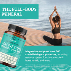 Nobi Nutrition etiqueta nutricional con magnesio elemental visible