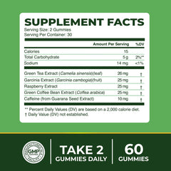 Nobi Nutrition ingredientes principales té verde y Garcinia vistos juntos