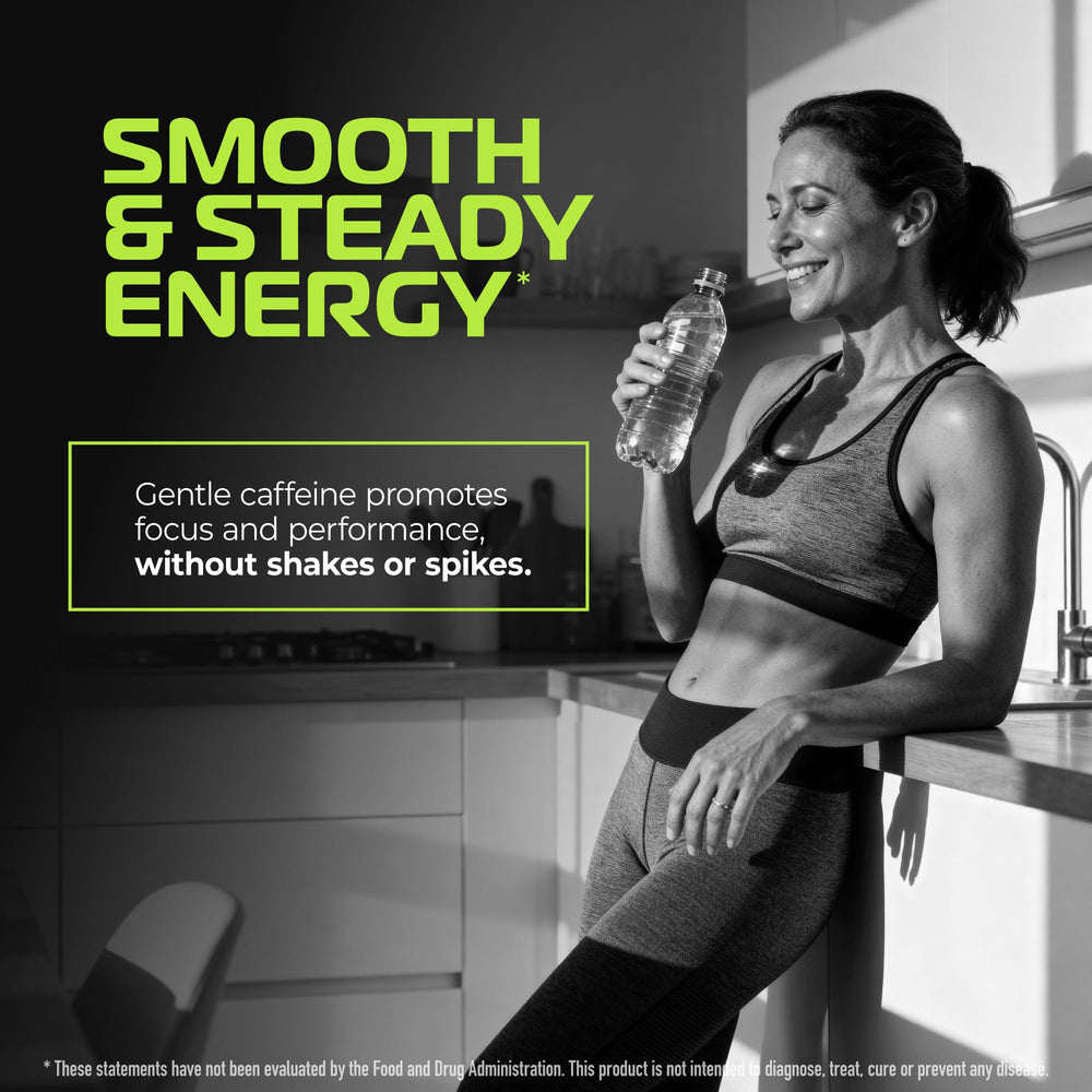 Nobi Nutrition persona entrenando, apoya energía y concentración