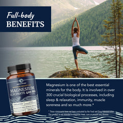 Nobi Nutrition suplemento en mesita junto a cama indicando uso nocturno relajante