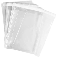 Nobranded frente del paquete mostrando 100 bolsas transparente y beneficio presentación clara