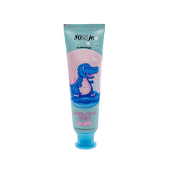 NOBS Jr tubo frontal mostrando el diseño y sabor Bubblegum Berry, fácil de identificar