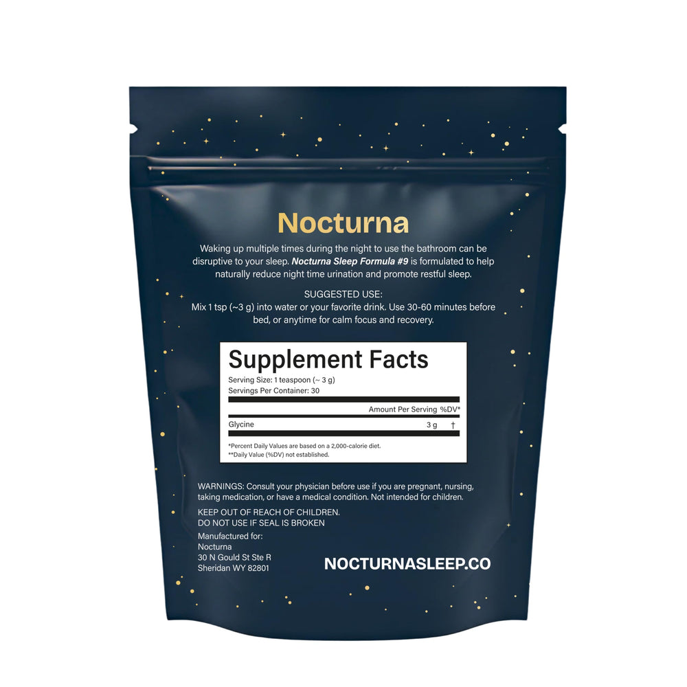 Cucharita con 3g de Nocturna Glycine, ilustra dosis precisa para usuarios