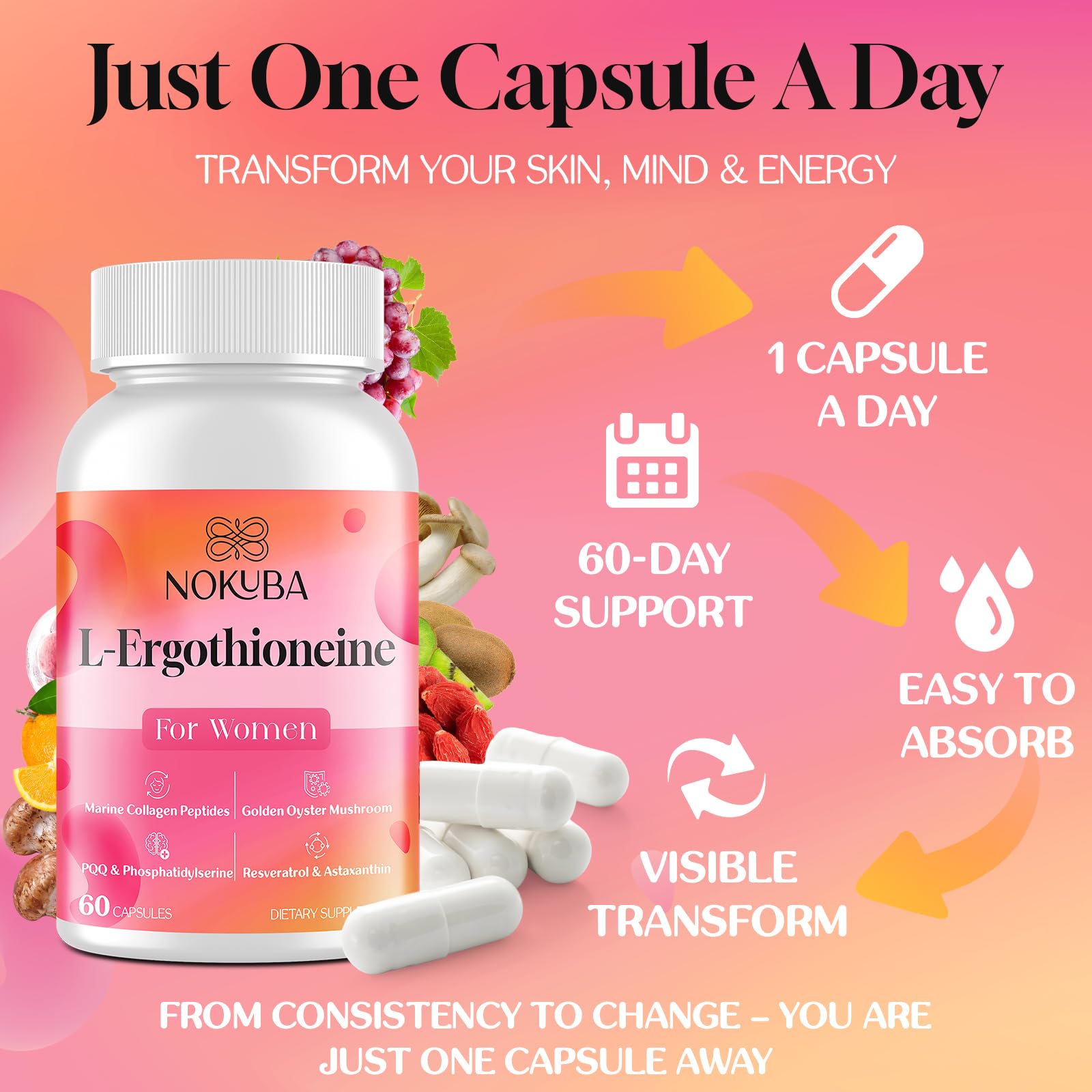 Mejora potencial de cognición y concentración con Nokuba