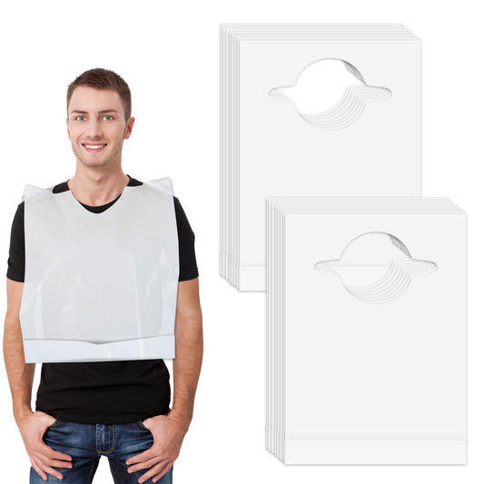 Nonley babero frontal pack 30 ofrece protección impermeable durante las comidas