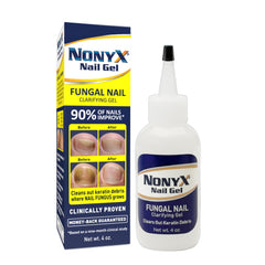 NONYX frente del empaque mostrando el frasco y beneficios visibles