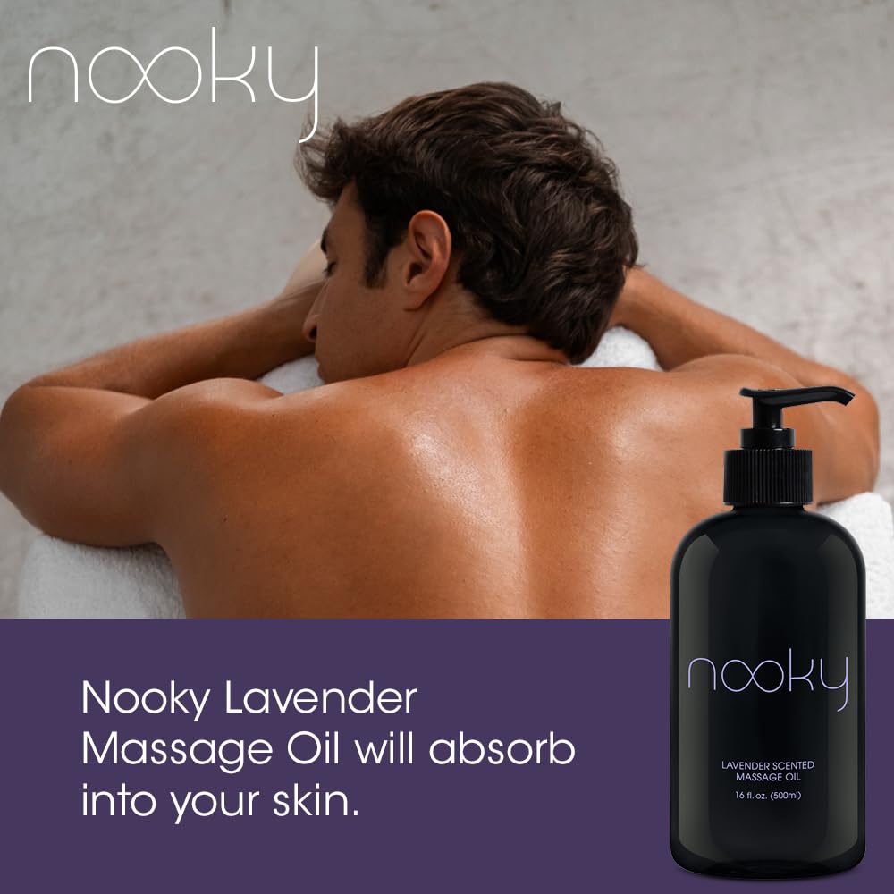 NOOKY botella junto a manos para mostrar escala y duración