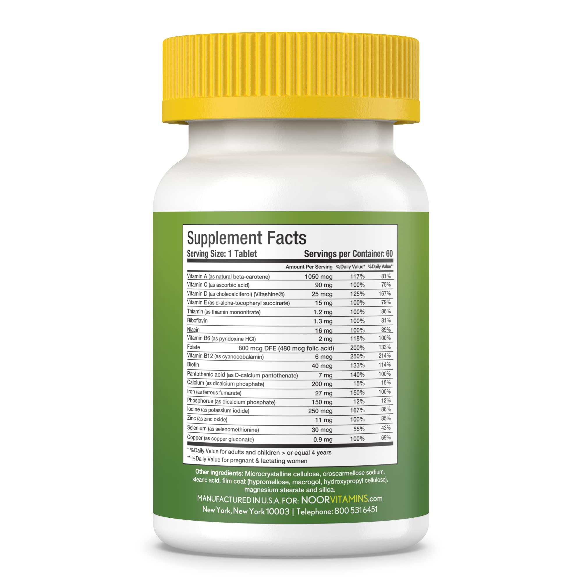 Noor Vitamins cápsula detalle de textura y fácil ingestión