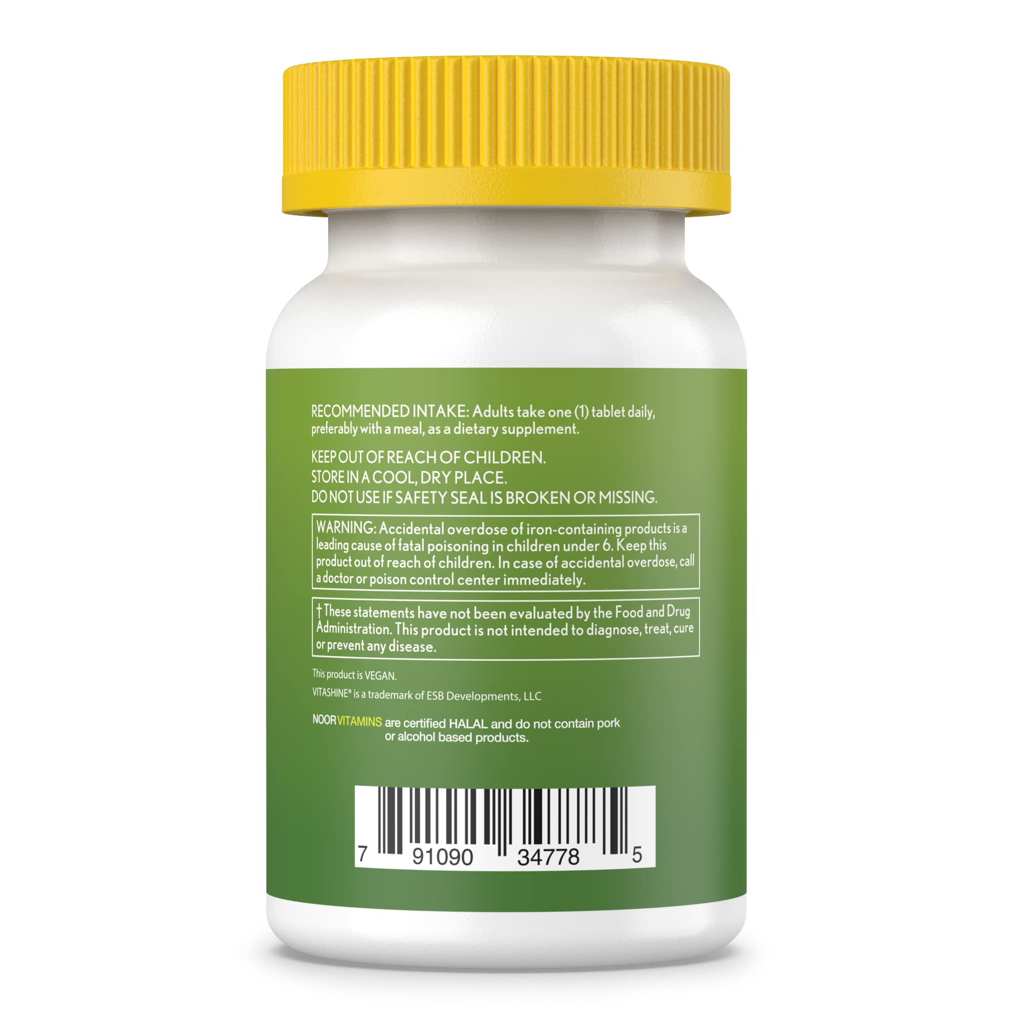 Sello Halal ISNA en Noor Vitamins que garantiza certificación