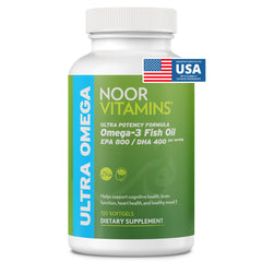 Noor Vitamins frontal del envase mostrando etiqueta y beneficios