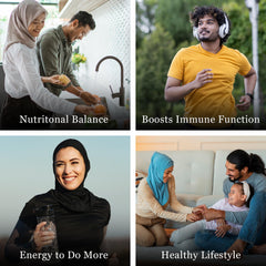 Noor Vitamins etiqueta con lista de ingredientes clave para transparencia nutricional