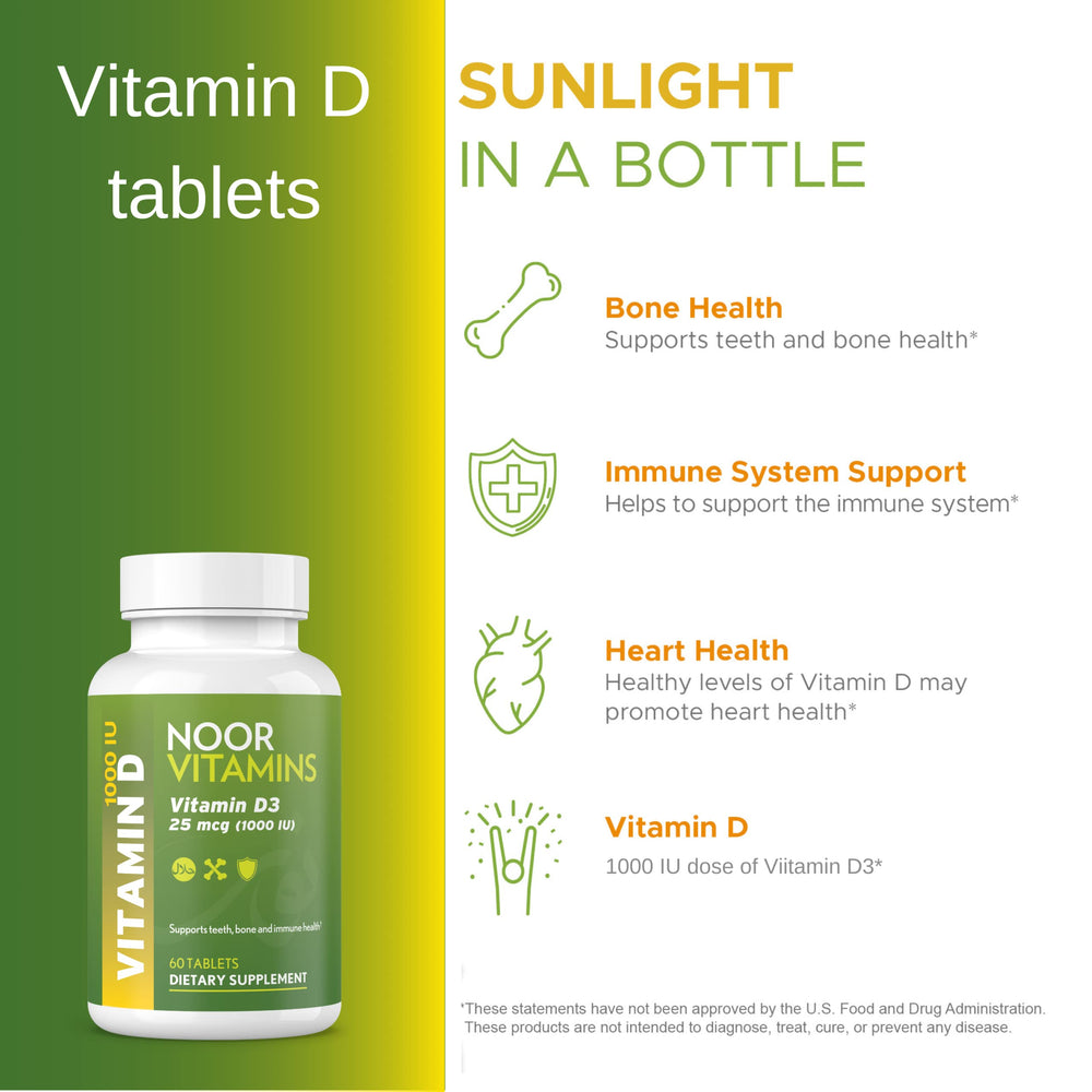 Noor Vitamins tableta en primer plano destacando calidad y pureza