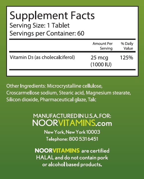 Noor Vitamins tabletas en mano para apreciar tamaño y textura