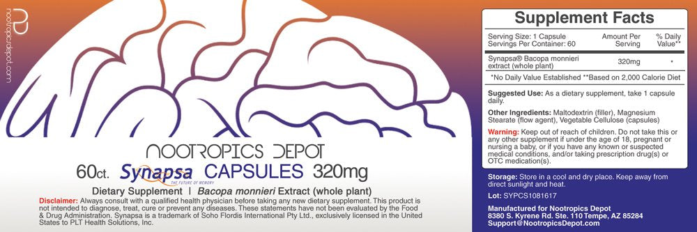 Nootropics Depot cápsula textura detalle que resalta calidad y contenido vegetal