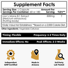 Nootropics Depot cápsulas abiertas detalle de textura y color, fácil ingestión