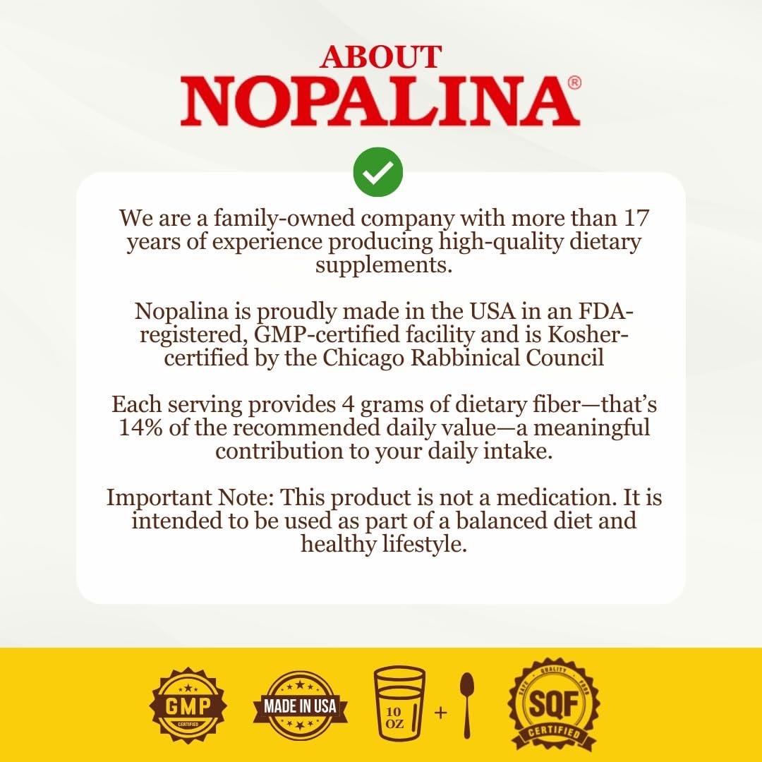 Nopalina Fiber Formula Omega 3-6-9 para nutrición diaria.