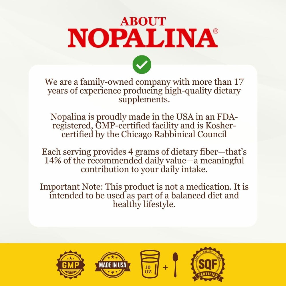 Nopalina Fiber Formula Omega 3-6-9 para nutrición diaria.