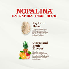 Nopalina capsules on shelf, easy daily supplement for fiber support