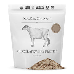 NorCal Organic envase frontal mostrando etiqueta y beneficios orgánicos