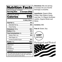 NorCal Organic textura del polvo con cacao, mezcla cremosa y sin grumos