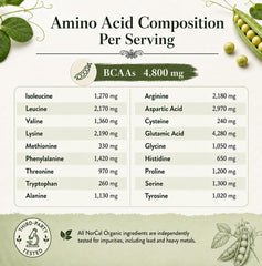 NorCal Organic textura del polvo de guisante sin sabor, mezcla fácil