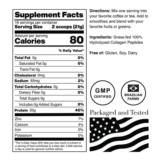 NorCal Organic textura del polvo finamente hidrolizado para mezcla rápida