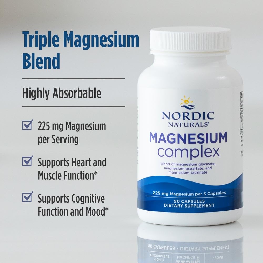 Nordic Naturals cápsulas sobre mesa indicando el contenido de 90 unidades