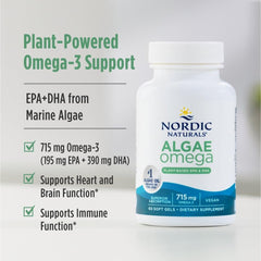Nordic Naturals etiqueta con lista de ingredientes y certificaciones