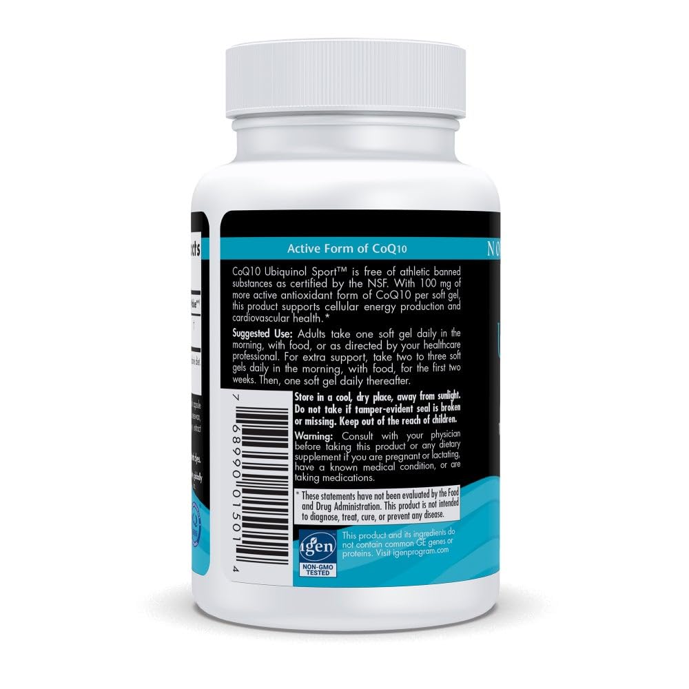 Nordic Naturals botella abierta con cápsulas dispuestas para contar dosis