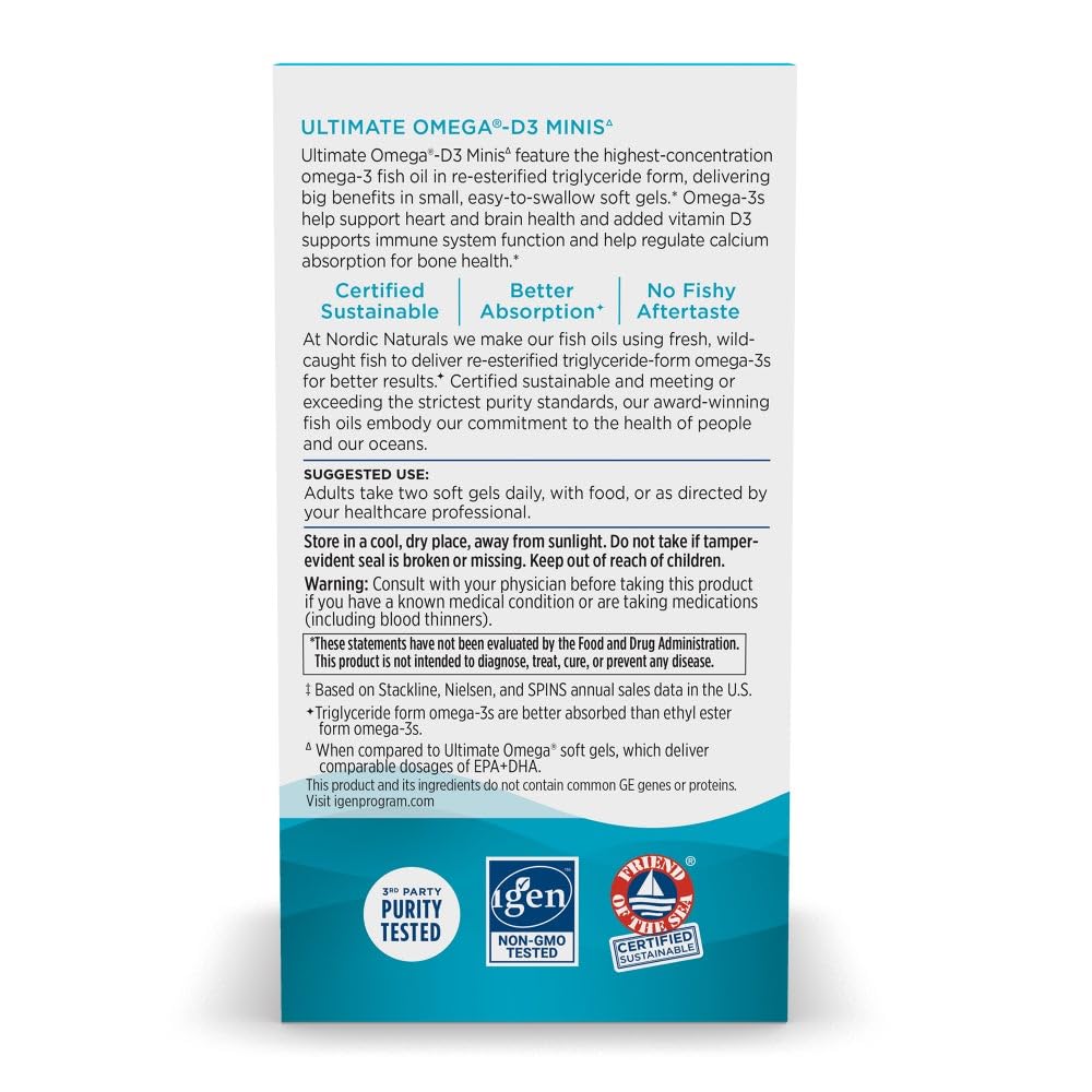 Nordic Naturals cápsulas con rodajas de limón que sugieren buen sabor