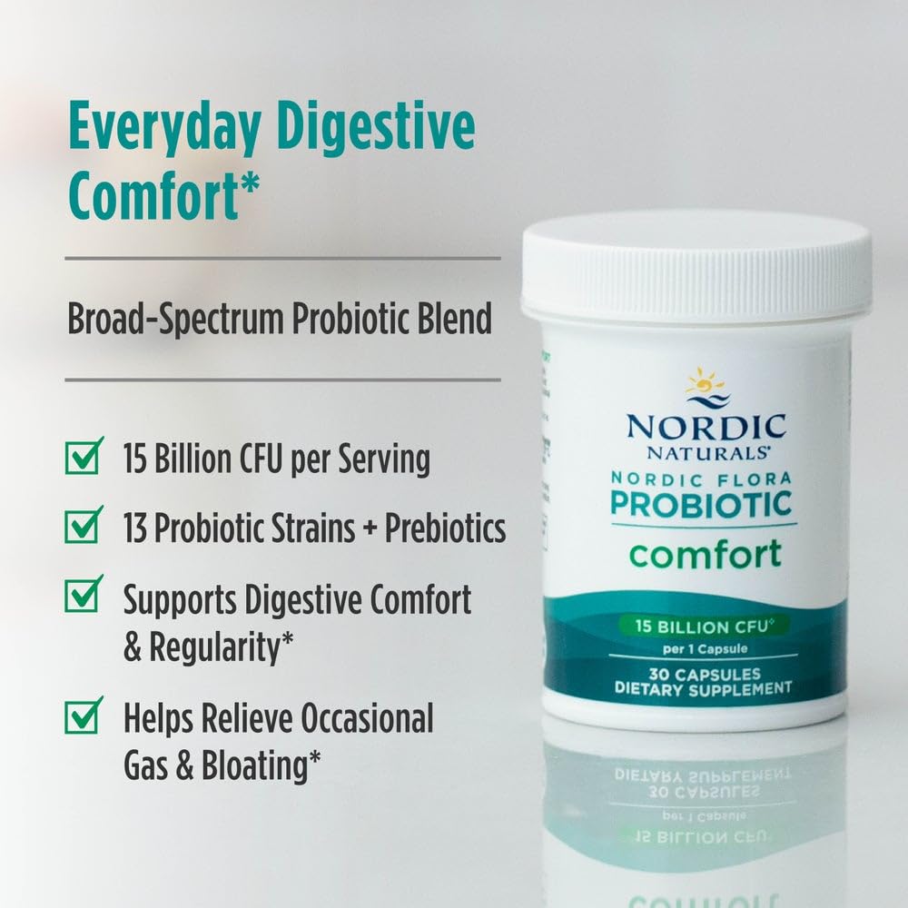 Nordic Naturals textura de contenido y prebiótico que favorece cultivo