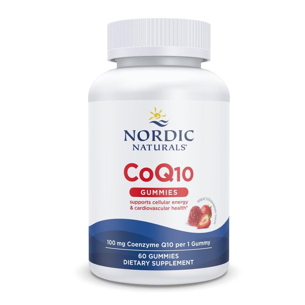 Nordic Naturals paquete frontal mostrando gomitas y beneficios visibles
