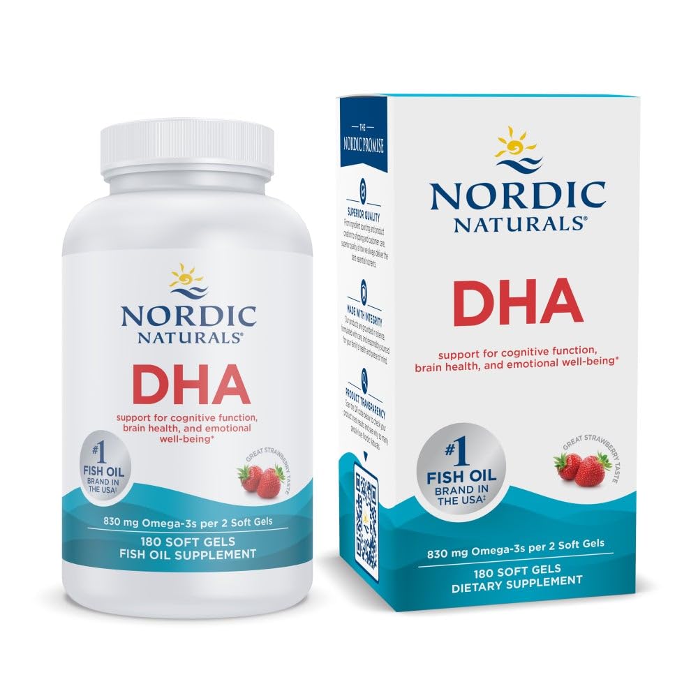 Nordic Naturals envase frontal mostrando información clara y beneficios