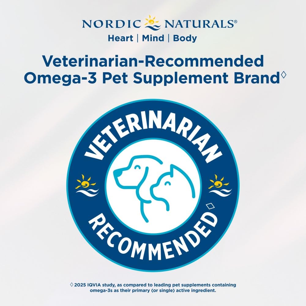 Nordic Naturals envase abierto con 180 cápsulas para suministro prolongado