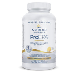 Nordic Naturals frasco frontal con 120 cápsulas y etiqueta clara que facilita la elección