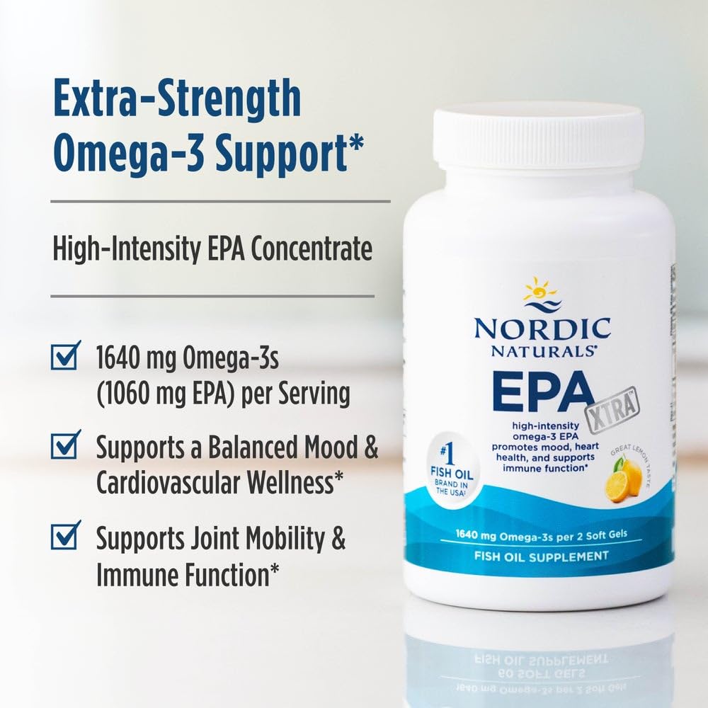 Nordic Naturals cápsula en mano comparativa tamaño y dosificación
