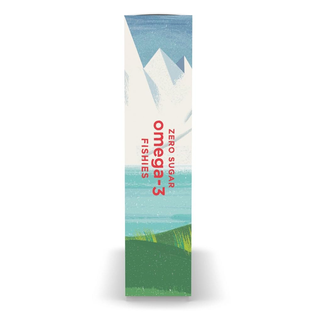 Nordic Naturals comparación de tamaño de la gomita con moneda, porción clara