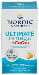 Nordic Naturals etiqueta con información nutricional y pureza garantizada