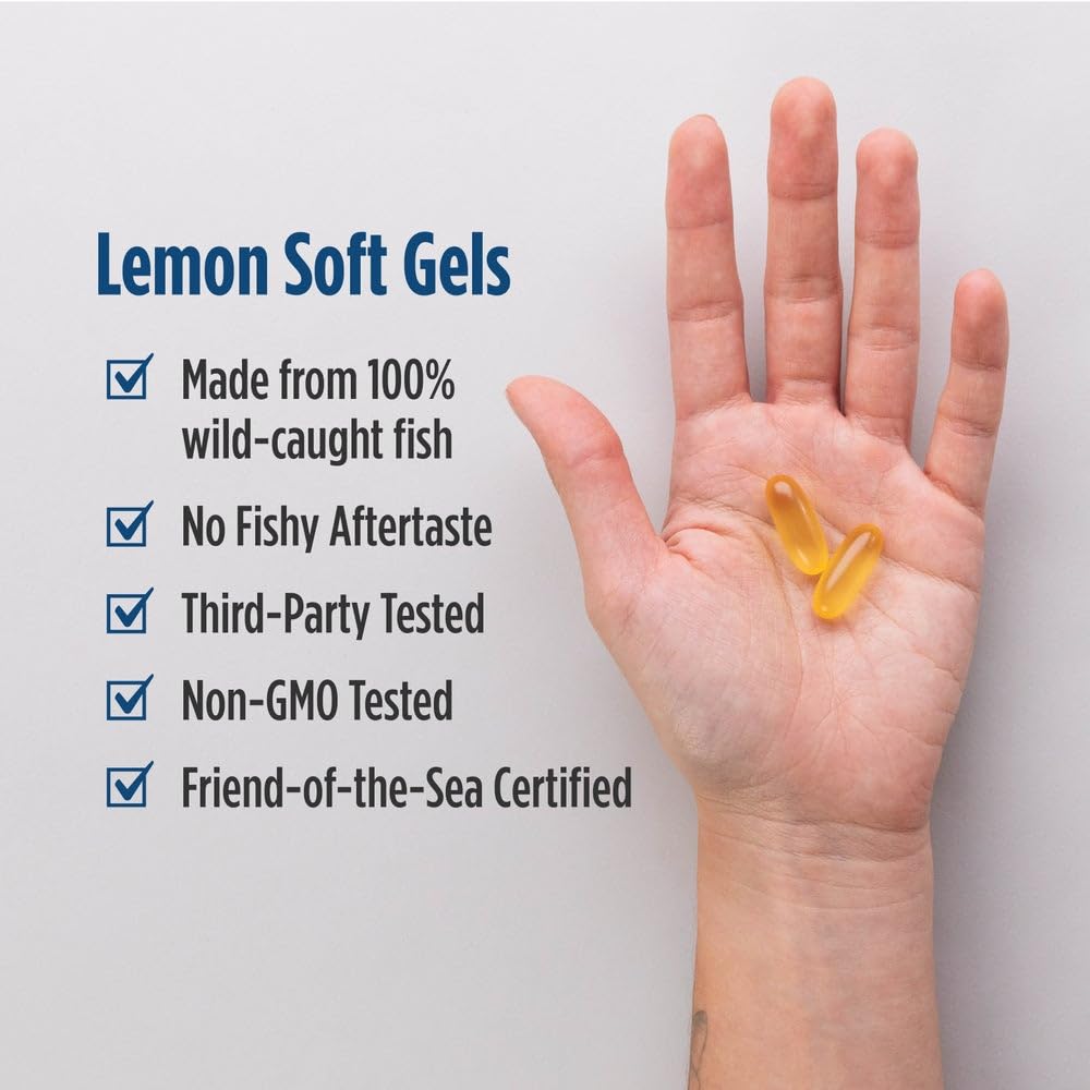 Nordic Naturals etiqueta con información de EPA DHA y beneficios claros