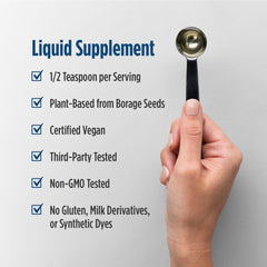 Nordic Naturals etiqueta nutricional detallada que muestra 480 mg GLA