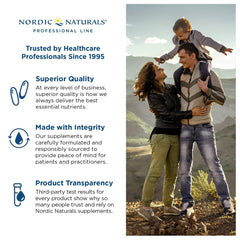 Nordic Naturals etiqueta con información nutricional clara y puridad