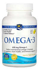 Nordic Naturals etiqueta nutricional con información de EPA y DHA clara