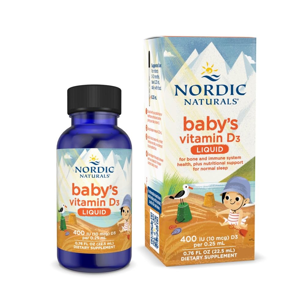 Nordic Naturals frasco delante mostrando diseño y portabilidad