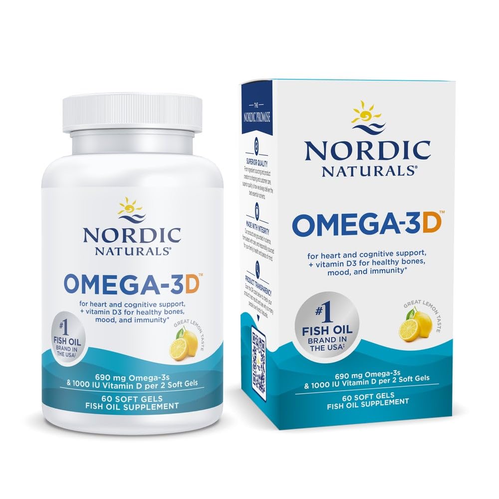 Nordic Naturals envase frontal con información clara y confianza