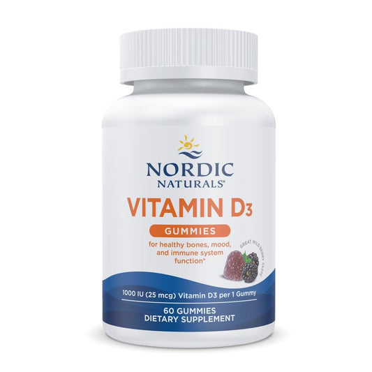Nordic Naturals envase frontal mostrando etiqueta y beneficios