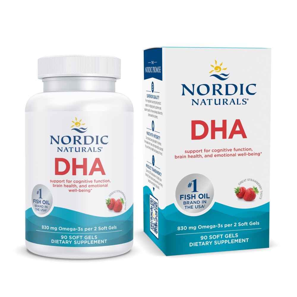Nordic Naturals frente del envase mostrando etiquetas claras y beneficio de pureza