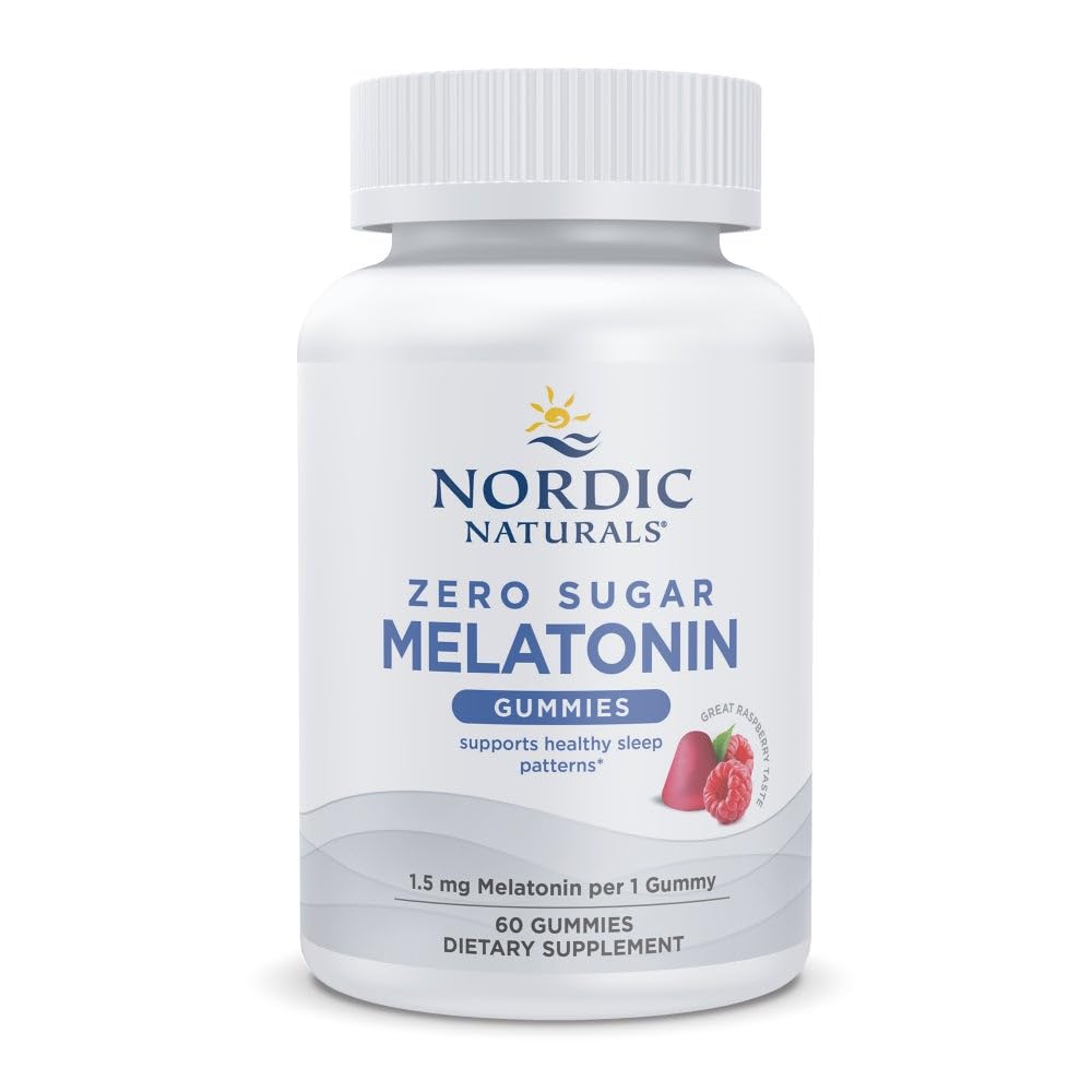 Nordic Naturals empaque frontal frambuesa mostrando beneficios y sin azúcar